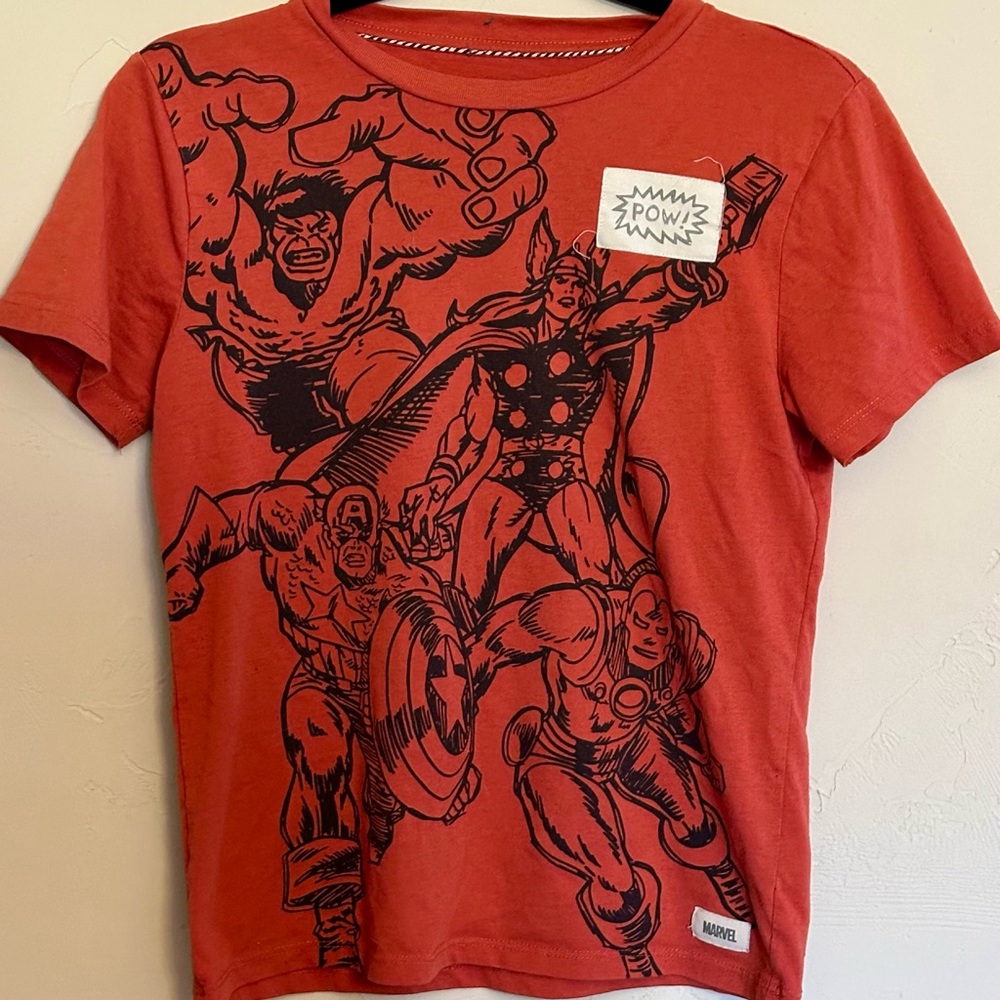 Marvel Red Graphic T-Shirt for Boys